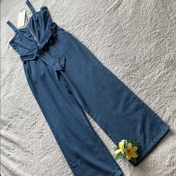 cotton on denim pinafore dress